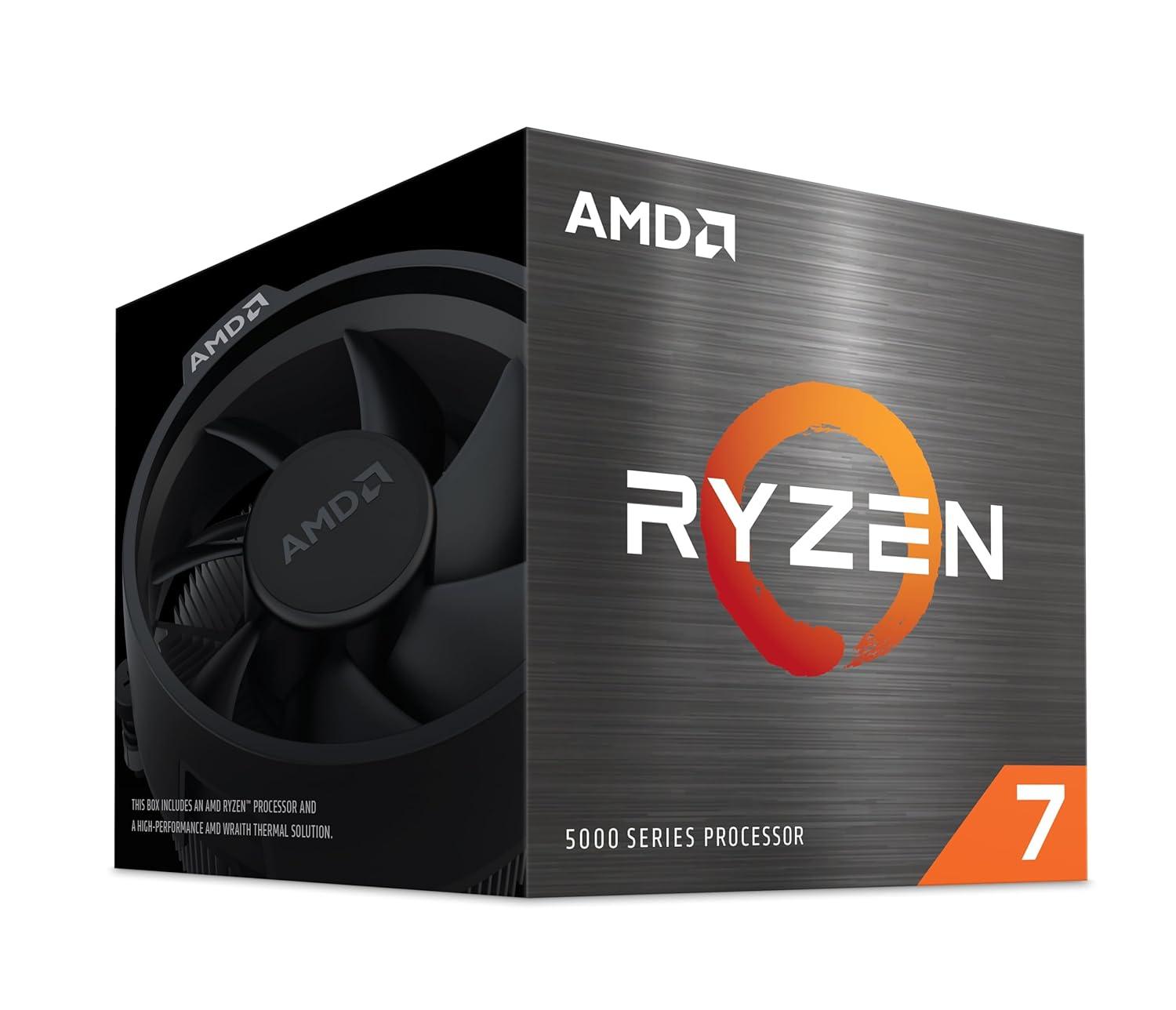 AMD Ryzen 7 5700 BOX With Wraith Spire Cooler (8C16T.3.7GHz.65W) (100-100000743BOX)