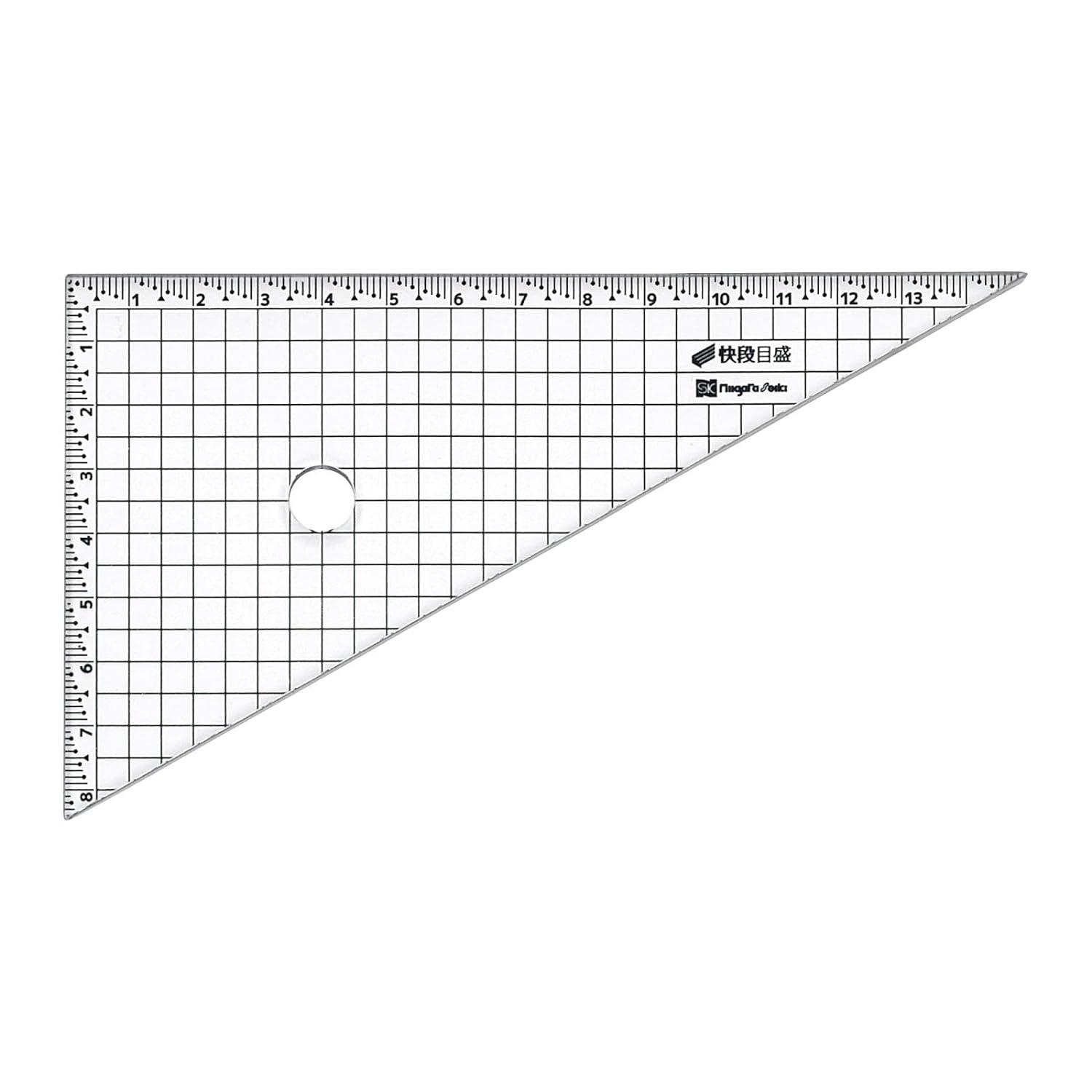新潟精機(Niigataseiki) カッティング方眼三角定規 快段目盛【CAGS-3060KD】