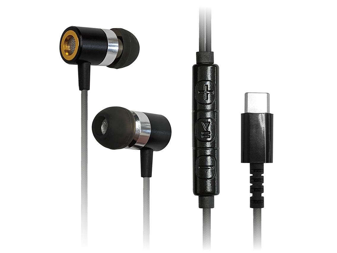 カシムラ Type-Cステレオイヤホン 強靭 AE223