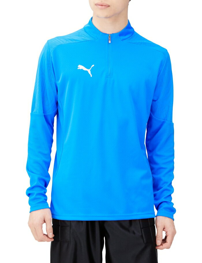 PUMA v[} TEAMFINAL_g[jO_1/4 (659366) [F : IGNITE_BLUE] [TCY : XL]