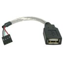 スターテック 15CM PCケース/マザーボード接続用USB 2.0ケーブル【USBMBADAPT】(2)