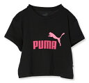 PUMA プーマ GIRLS_LOGO_クロップド_Tシャ (681319) [色 : PUMA_BLACK] [サイズ : 140]