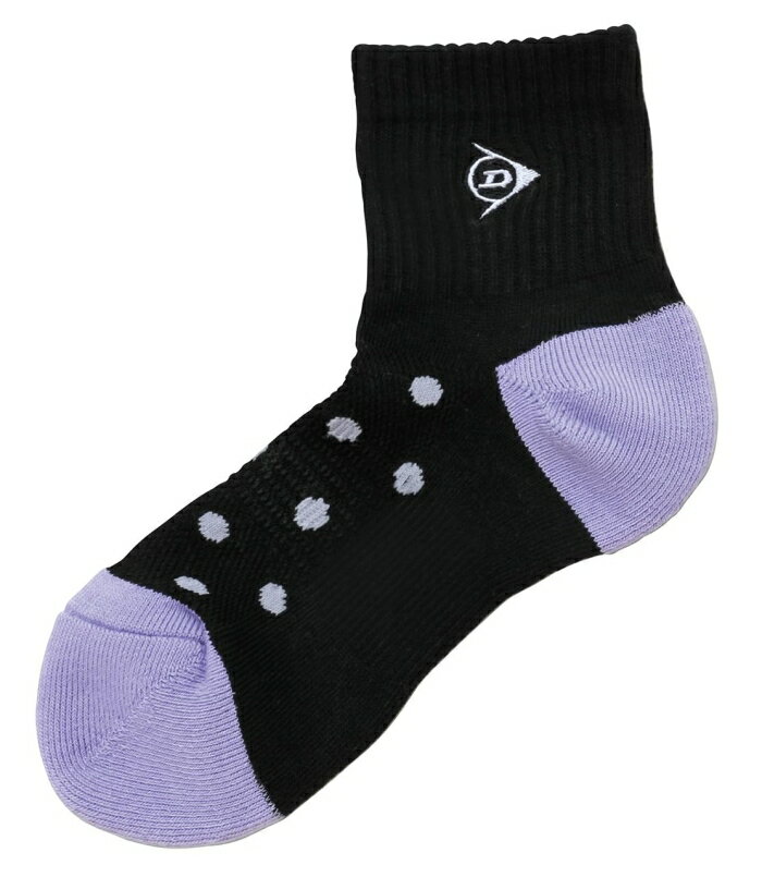 住友ゴム工業 テニスソックスハーフ_TPO-6441W (TPO6441W) [色 : ブラツク]