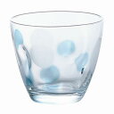 アデリア フリーカップ 水玉ぐらす ブルー【入数:3】
