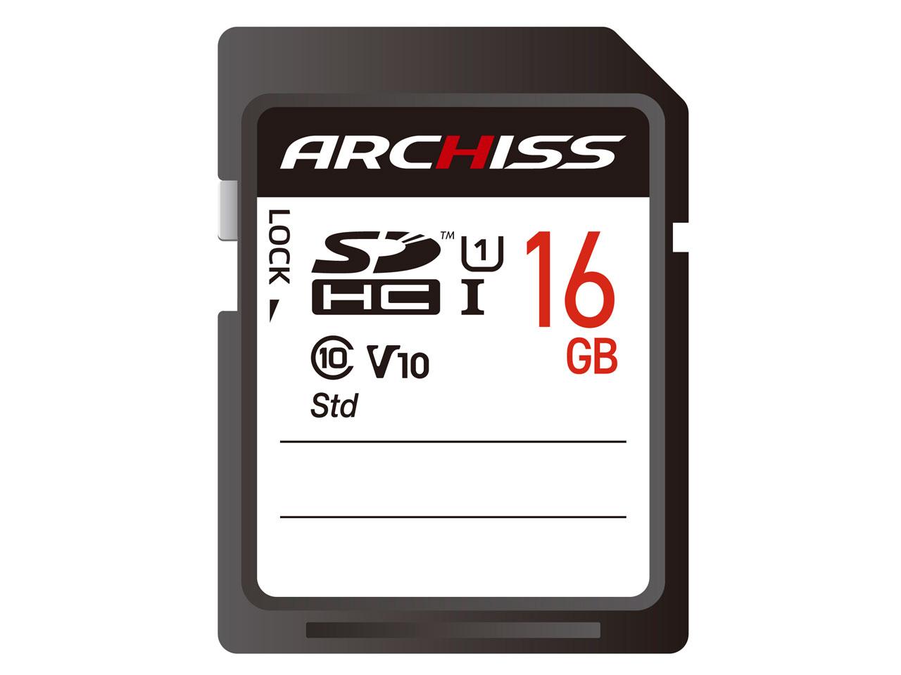 ARCHISS SDHC Card 16GB UHS-I Class10 Paper Package(AS-016GSD-SU1)