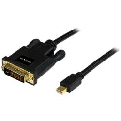 STARTECH.COM MINI DISPLAYPORT-DVI 変換ケーブル 3M MINI DP/オス-DVI-D/オス ブラッ