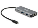 スターテック 3ポートUSB-Cハブ 有線LANポート 10GBPS 2X USB-A/1X USB-C 25CMホスト(2)