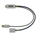 スターテック ディスプレイ変換ケーブル/HDMI 2.0-DISPLAYPORT 1.2/30CM/4K60HZ/USB