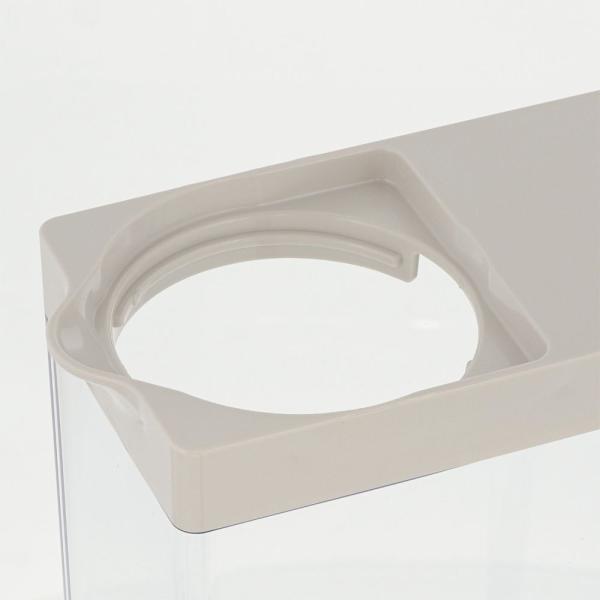 リバティーコーポレーション スクエア ウォーター ピッチャー 冷水筒 2.5L 縦置き 横置き ワームグレー..