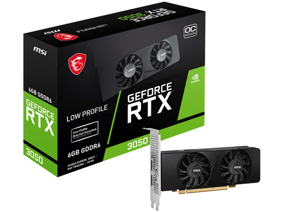 MSI GeForce RTX 3050 LP 6G OC