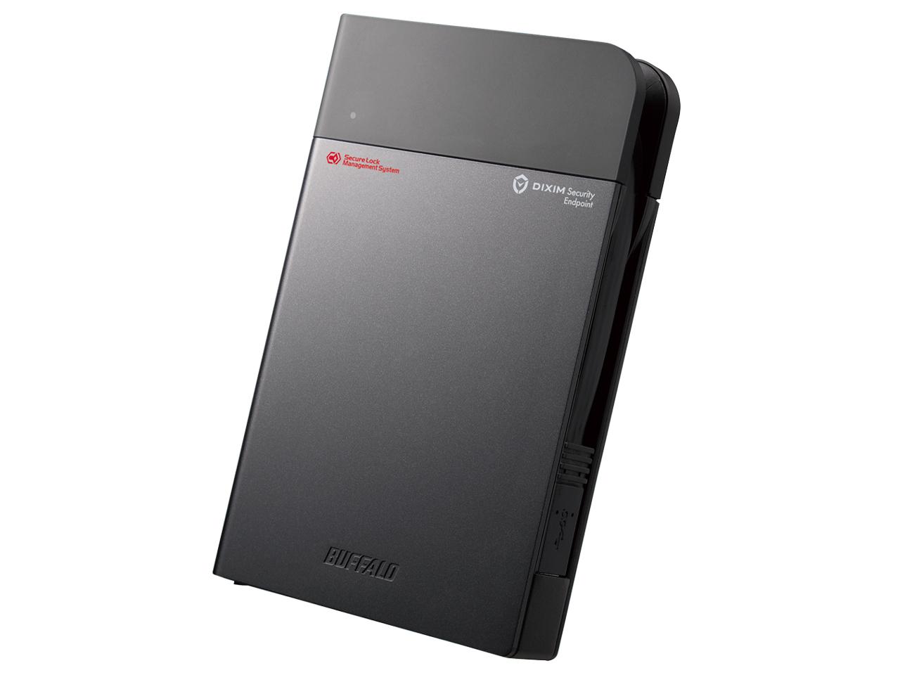 BUFFALO バッファロー 法人向け 強制暗号化 ウイルスチェック 耐衝撃ポータブルSSD 4TB(SSDS-PZ4.0EV)