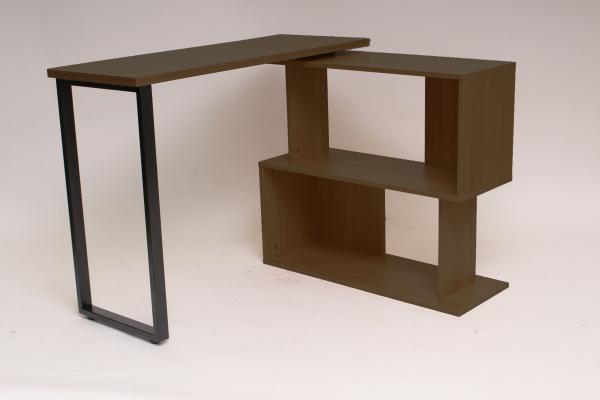 谷村実業 可動式パソコンデスク（ダークブラウン） 【TAN-124（DBR）】