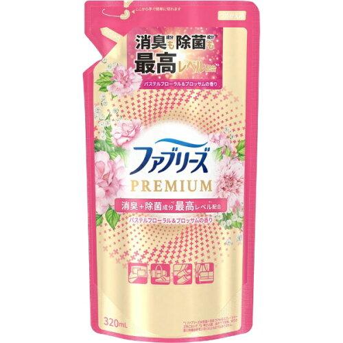 P＆G ファブリーズW除菌+消臭 プレミアム パステルフローラル＆ブロッサムの香り つめかえ【入数:24】