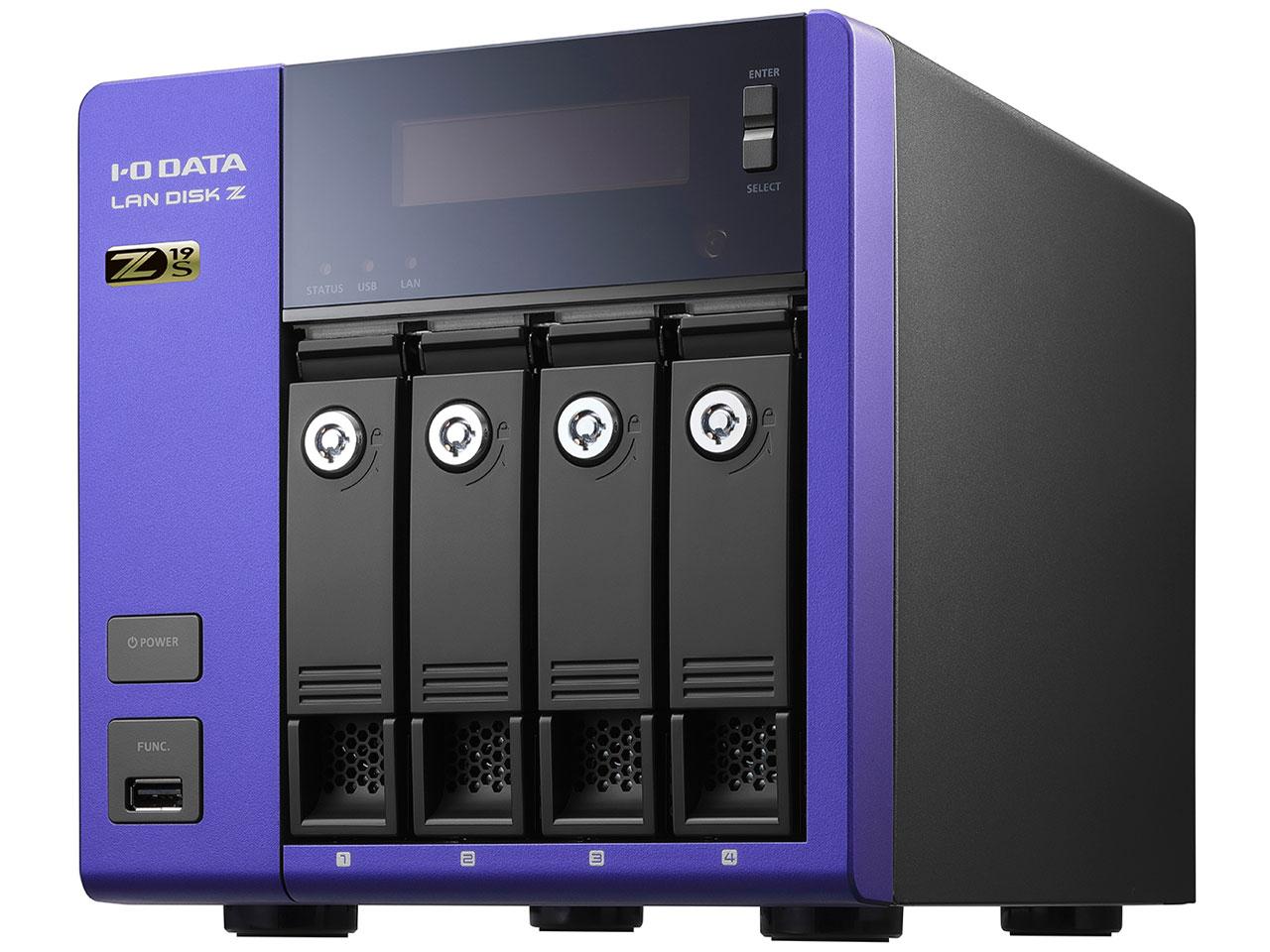 IODATA アイオーデータ 10GbE対応Windows Server IoT 2019 for Storage搭載法人向け4ドライブNAS 16TB HDL4-Z19SI3A-16/U 