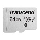 トランセンドジャパン 64GB UHS-I U1 microSD w/o Adapter TS64GUSD300S(TS64GUSD300S)