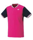 YONEX ヨネックス ユニゲームシャツ(フィットスタイル) (10499) 色 : ロ-ズピンク サイズ : XO