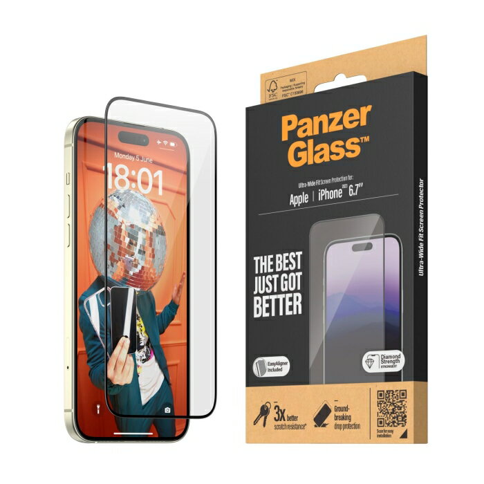 pUOX(Panzer Glass) PanzerGlass pUOX 2811 iPhone 15 Plus 2811 UWF t -(2811)