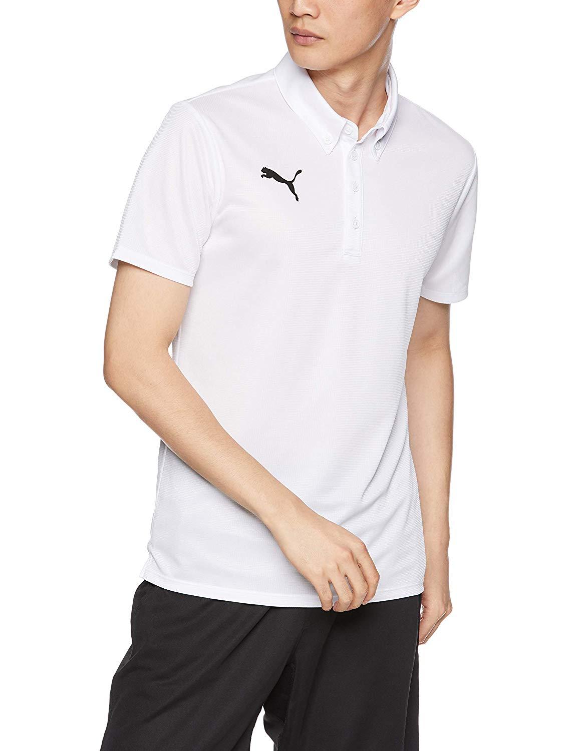 PUMA プーマ プーマ　SS　ポロシャツ　品番：656336　カラー：WHITE（01）　サイズ：XL