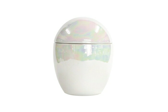 東京ローソク製造 【ペット骨壷・分骨壺】卵型オーロラ骨壺 特大 H17.5cm (060837)