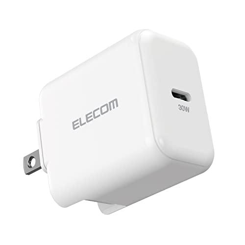 ELECOM エレコム ノートPC用ACアダプター/USB充電器/USB Power Delivery認証/ホワイト(ACDC-PD2130WH)