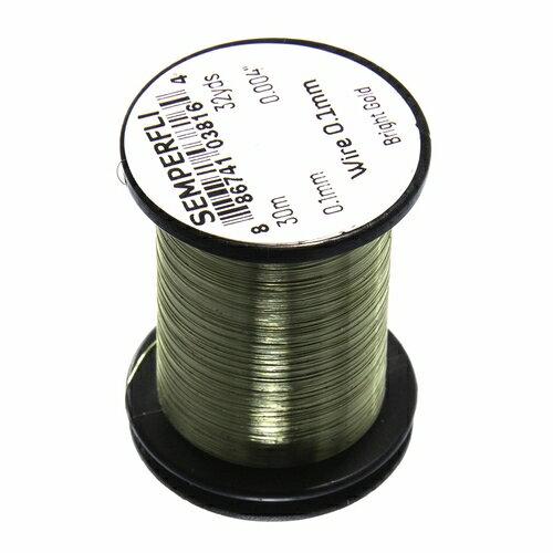 ティムコ センパーフライ ワイヤー 0.1MM 0.1MM ブライトゴールド