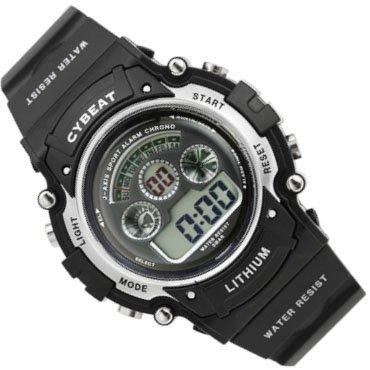CYBEAT 多機能腕時計 5気圧防水デジタルELバックライト　ブラック　 SCY07－BK