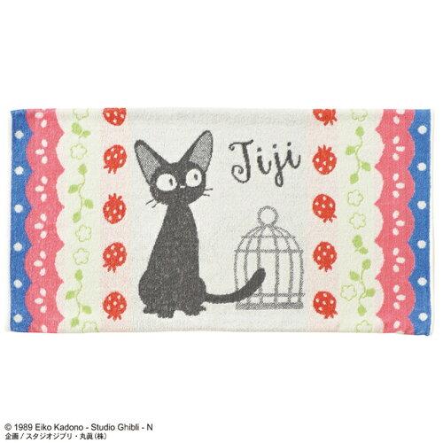 丸眞 魔女の宅急便 いちごとジジ タオル枕カバー※※※【メーカー在庫少量】【入数:10】