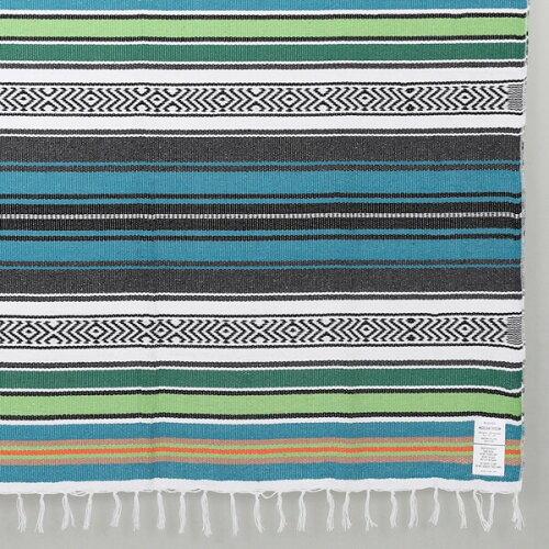 DULTON MEXICAN THROW BLUE