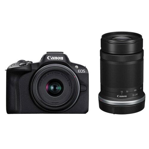 CANON Υ (Υ)Canon EOS R50 ֥å+RF-S18-45IS STMRF-S55-210mm F5-7.1 IS STM W७å