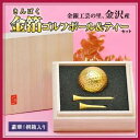 【在庫限即納】箔一 ゴルフボール&ティーセット(木箱入) A125-99021