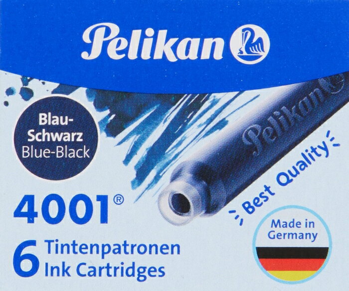 Pelikan カートリッジインク ブルーブラック TP/6