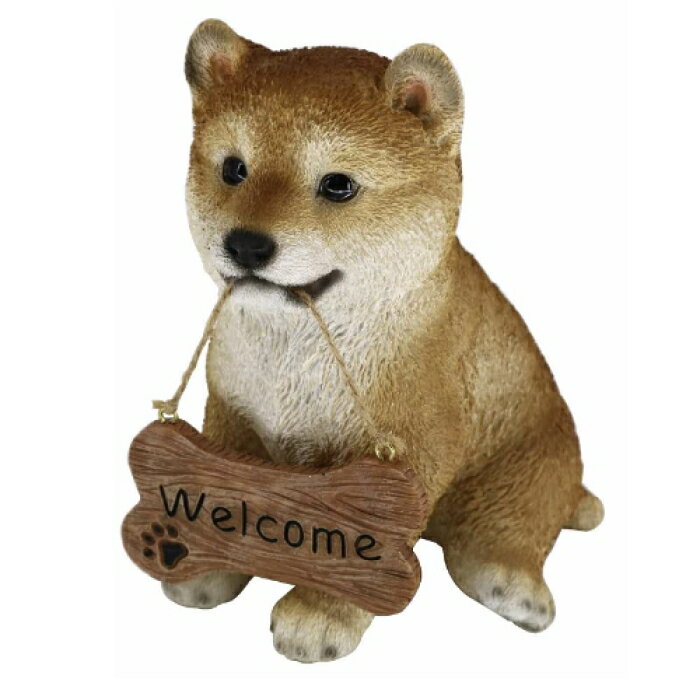 Rakuten - 東洋石創 14238 ドッグオーナメント シバ welcomeサイン