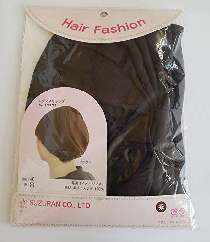 スズラン レディースキャップ No.15121-02 茶