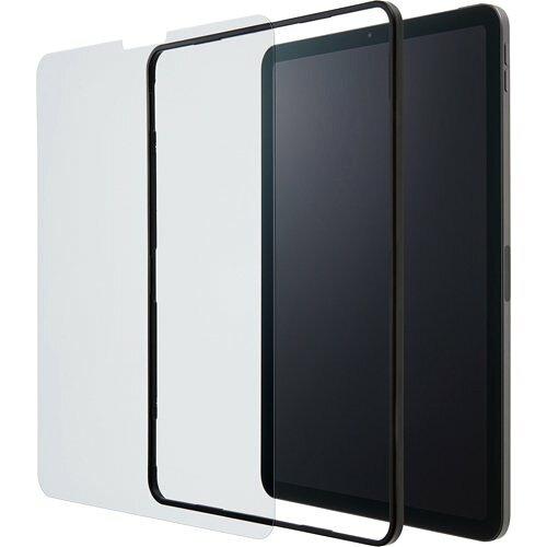 ELECOM エレコム iPad Pro 11inch 第3世代 2021年モデル用ガイドフレーム付ガラスフィルム 0.33mm TBWA21PMFLGGJ 1枚