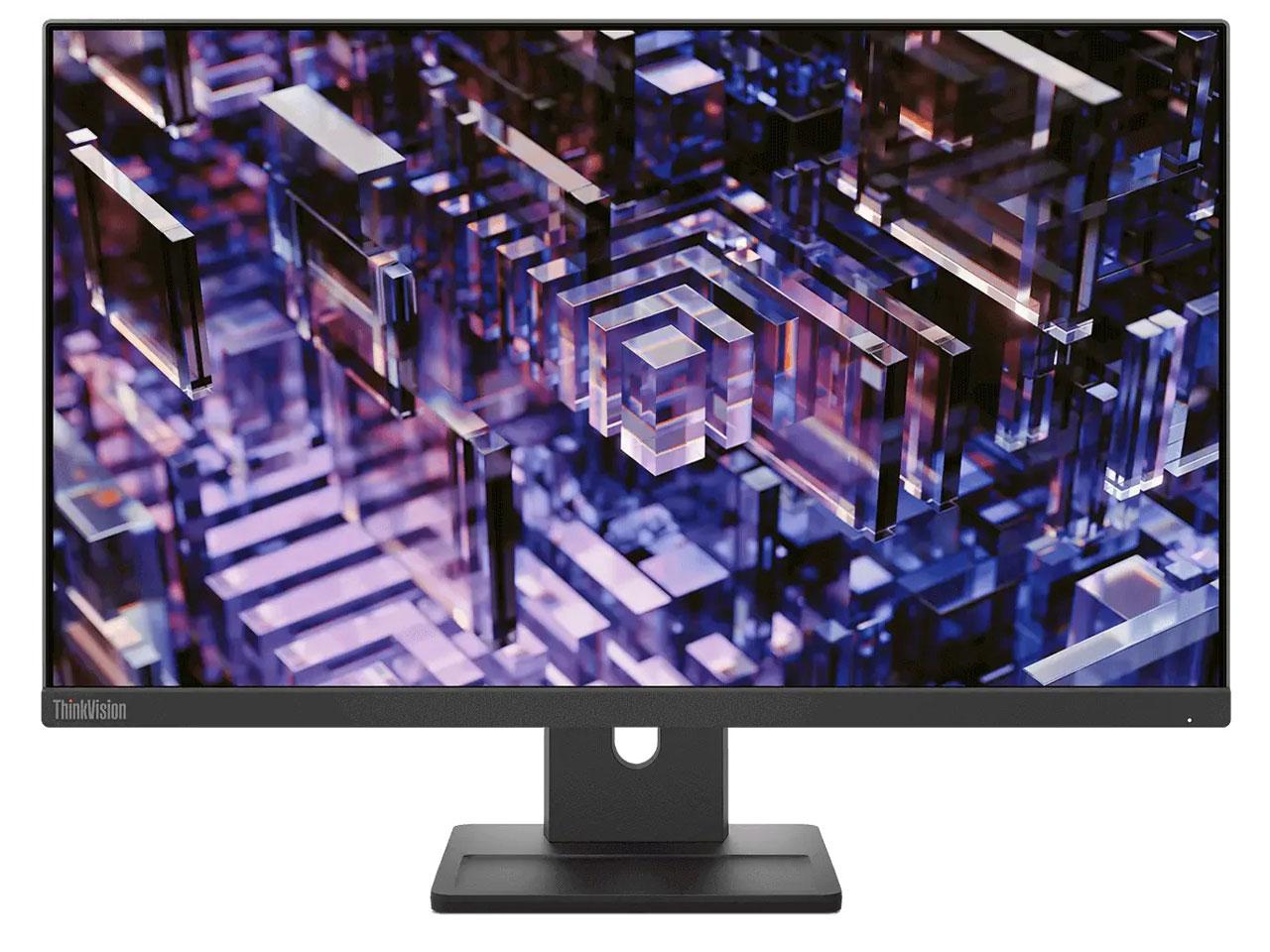 LENOVO レノボ 63ECGAR2JP 23.8型 液晶 ThinkVision E24q-30 2560×1080〜2880 スピーカー搭載 DisplayPort HDMI ブラック系