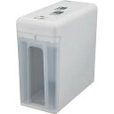 ナカバヤシ NSE-NLM02LG 電動シュレッダー マイクロカット 最大幅:A4 最大枚数:10枚以下 5L〜10L CD可 グレー(2)