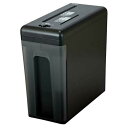 ナカバヤシ NSE-NLC02BK 電動シュレッダー クロス/ストレートカット 最大幅:A4 最大枚数:10枚以下 5L~10L CD可 ブラック