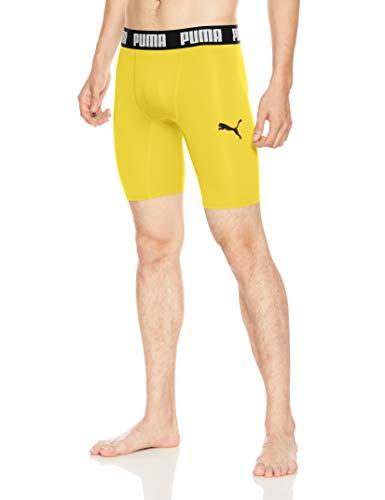 PUMA プーマ プーマ　コンプレッション　ショートタイツ　品番：656333　カラー：CYBER　YELLOW−（07）　サイズ：XXL