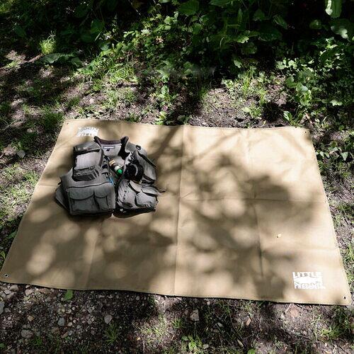 Small Accessories - リトルプレゼンツ AC-101 防水ラゲージシート カーキ(KH) H100 x W140 cm