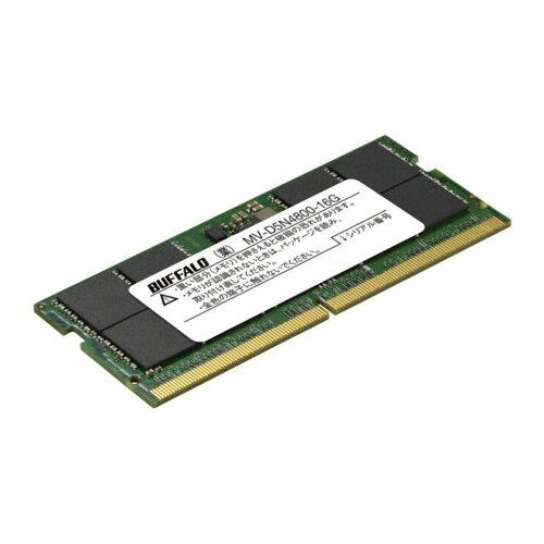 Other - BUFFALO バッファロー 法人向け PC5-4800対応 262ピン SO-DIMM 16GB(MV-D5N4800-16G)