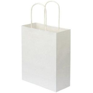 大塚商会 TANOSEE 手提袋 丸紐 白無地・特小 50枚入(OR-W-SS)