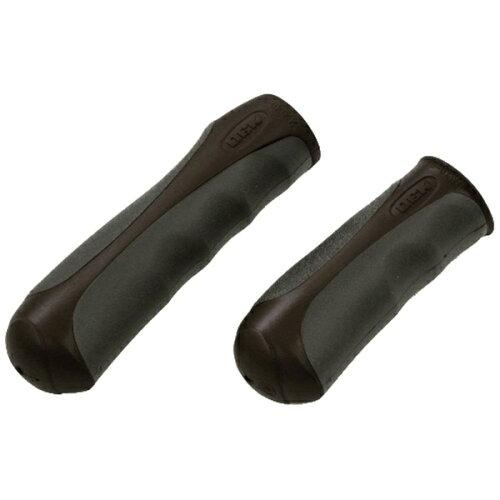 Other - アサヒサイクル OGK グリップ AG-021(ロング＆ハーフ/22.2mm) こげ茶/ブラック 07081【沖縄・離島への配送不可】