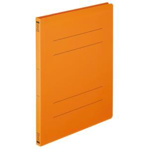 大塚商会 TANOSEE フラットファイル(再生PP) A4タテ セミワイド 150枚収容 背幅18mm オレンジ 1パック(..