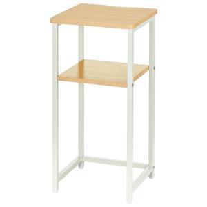 山善(YAMAZEN) YAMAZEN 受付台 幅350×奥行350×高さ725mm 木目ナチュラル/アイボリー MRT-35R(GNA/IV) 1台