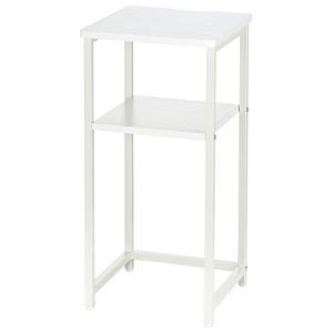 山善(YAMAZEN) YAMAZEN 受付台 幅350×奥行350×高さ725mm 木目ホワイト/アイボリー MRT-35R(GWH/IV) 1台