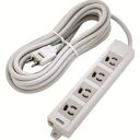 TRUSCO トラスコ中山 TRUSCO 電源タップ 3P抜け止め4個口 10M アース/マグネット付