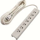 TRUSCO トラスコ中山 TRUSCO 電源タップ 3P抜け止め7個口 5M アース/マグネット付