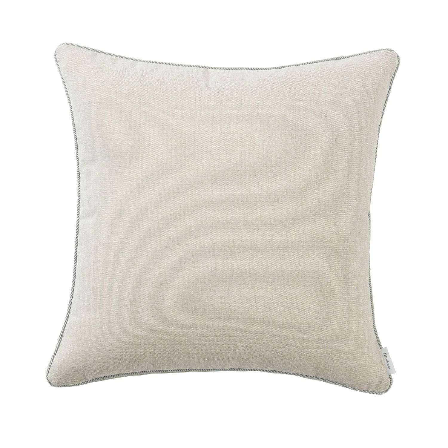 川島織物セルコン filo decor ジャイアント 背当クッションカバー 45×45cm LL1311 I アイボリー (1682339)