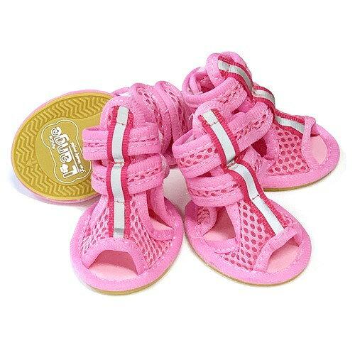 アライブ L'ange DOGメッシュサンダル ピンクL