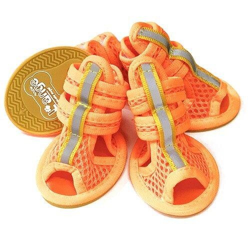 アライブ L'ange DOGメッシュサンダル オレンジS
